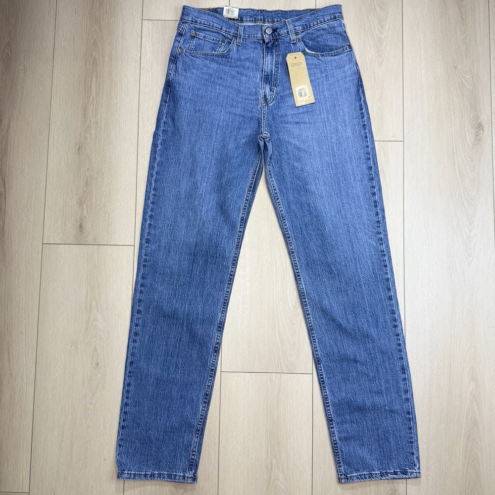 Levi's 550 Relaxed Fit Jeans Men's 34x36 Blue Stretch Tapered‎ Leg NWT